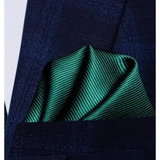 Funki Buys | Neckties | Men's 3 Pcs Stylish Dark Green Tie Set