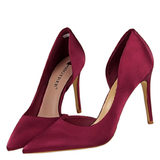 Women's Satin Wedding Party Stilettos - Blue - Party Pumps - 40 B - PU Leather - image 1