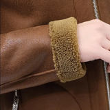 Men's Hooded Winter Faux Leather Jacket - Khaki - Jacket - 8XL - PU Leather - image 9