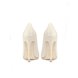 Women's Big Flower Fashion High Stilettos - Beige - 1 / 6cm / Stilettos - 41 B - Genuine Leather - image 8