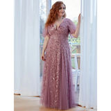 Funki Buys | Dresses | Women's Long Sequin Lace Formal Dress