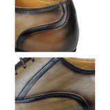 Men's Leather Luxury Custom Dress Shoes - Black - Men's Dress Shoes - 46 B - Genuine Leather - image 13