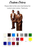 Men's 3 Pcs Formal Wedding Suit Slim Fit - Brown - 1 / 3 Piece Slim Fit Suit - 5XL - Polyester - image 11