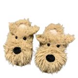Women's Cute Shaggy Dog Slippers - Beige - Dog Slippers - 36-37 - Plush - image 1
