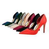 Women's Satin Wedding Party Stilettos - Blue - Party Pumps - 40 B - PU Leather - image 47