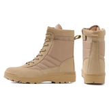 Men's Tactical Military Desert Hiking Boots - Black - Hiking Boots - 46 B - PU Leather - image 23