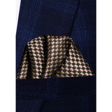 Funki Buys | Neckties | Men's 3 Pcs Luxury Brown Argyle Tie Set