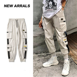 Women's Retro Streetwear Cargo Pants - Black - 1 / Cargo Pants - 5XL - Polyester - image 29