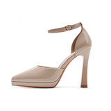 Funki Buys | Shoes | Women's Patent Leather Pointed Toe heels