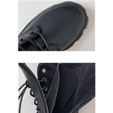 Funki Buys | Boots | Women's Lace-up Chunky Combat Boots - Black - Ankle / With Plush Inner / 43 B / PU Leather - image 45