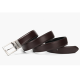 Men's Luxury Leather Belt Reversible Buckle - Yellow/Brown/Black - 1 / Men's Belt - 130cm - Genuine Leather - image 13