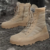 Men's Tactical Military Desert Hiking Boots - Black - Hiking Boots - 46 B - PU Leather - image 22