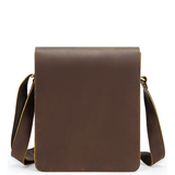 Messenger Bags Men's High Quality Bag - Brown - Messenger Bag - Medium - Genuine Leather - image 1