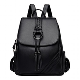 Backpacks Women's Quality Backpack Bag - Black - Backpack Handbag - Medium - PU Leather - image 27