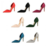 Women's Satin Wedding Party Stilettos - Blue - Party Pumps - 40 B - PU Leather - image 37