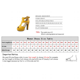 Women's T-Strap High Platform Sandals - Yellow - Platform Shoes - 3 B - PU Leather - image 30