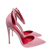 Women's Baby Pink Patent High Stilettos - Baby Pink - 12cm Stilettos - 46 B - Genuine Patent Leather - image 9
