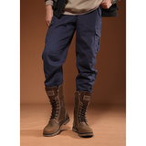 Men's Leather Hiking Boots Hunting Boots - Khaki - 1 / Boots - 45 B - Genuine Leather - image 11