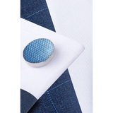 Funki Buys | Neckties | Men's 4 Pcs Pale Blue Geometric Tie Set
