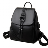 Backpacks Women's Quality Backpack Bag - Black - Backpack Handbag - Medium - PU Leather - image 2