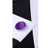 Funki Buys | Neckties | Men's 3 Pcs Luxury Purple Formal Tie Set