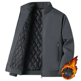 Men's Plus Size Casual Windbreak Coat - Gray - Padded Jacket - 8XL 122.5-137.5 KG - Polyester - image 29
