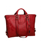Handbags Women's Vintage Leather Bag - Light Red - Handbag - 29X12X27CM - PU Leather - image 27