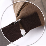 Messenger Bags Men's Canvas Hide Bags - Coffee - Bag - Large - Canvas/Leather - image 28
