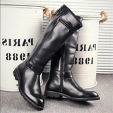 Women's Leatherr British Style Riding Boots - Brown - 46 B - PU Leather - image 22