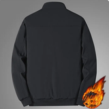 Men's Plus Size Casual Windbreak Coat - Dark Blue - Padded Jacket - 8XL 122.5-137.5 KG - Polyester - image 6