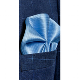 Funki Buys | Neckties | Men's 4 Pcs Pale Blue Geometric Tie Set