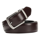 Men's Luxury Leather Belt Reversible Buckle - Yellow/Brown/Black - 1 / Men's Belt - 130cm - Genuine Leather - image 7