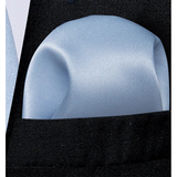 Funki Buys | Neckties | Men's 4 Pcs Pale Blue Formal Tie Set
