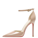 Women's Baby Pink Patent High Stilettos - Baby Pink - 12cm Stilettos - 46 B - Genuine Patent Leather - image 39