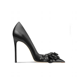 Women's Big Flower Fashion High Stilettos - Beige - 1 / 6cm / Stilettos - 41 B - Genuine Leather - image 30