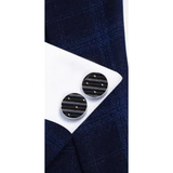 Funki Buys | Neckties | Men's 3 Pcs Black Pink Striped Tie Set