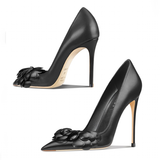 Women's Big Flower Fashion High Stilettos - Beige - 1 / 6cm / Stilettos - 41 B - Genuine Leather - image 31