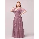 Funki Buys | Dresses | Women's Long Sequin Lace Formal Dress