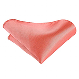 Funki Buys | Neckties | Men's 3 Pcs Salmon Pink Luxury Tie Set