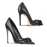 Women's Big Flower Fashion High Stilettos - Beige - 1 / 6cm / Stilettos - 41 B - Genuine Leather - image 33