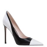 Women's Luxury Super High Fashion Heels - Black/Beige - 1 / Matte / 12cm / Stilettos - 46 B - PU Leather - image 34