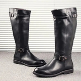 Women's Leatherr British Style Riding Boots - Brown - 46 B - PU Leather - image 19