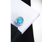 Funki Buys | Neckties | Men's 3 Pcs Blue Floral Formal Tie Set