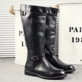 Women's Leatherr British Style Riding Boots - Brown - 46 B - PU Leather - image 21