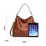 Handbags Women's Hobos Zipper Bucket Bags - Beige - Hobo Bag - Medium - PU Leather - image 30