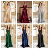 Funki Buys | Dresses | Women's Elegant Satin Sequin Dresses