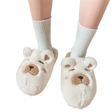 Women's Cute Animal Slippers - White - Animal Slippers - 45 B - image 1