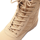 Men's Tactical Military Desert Hiking Boots - Black - Hiking Boots - 46 B - PU Leather - image 28