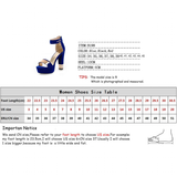 Women's High Block Heel Party Sandals - Black - High Gladiator Sandals - 14 B - PU Suede Leather - image 35