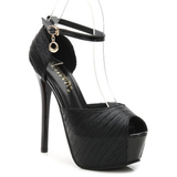 Women's Super High Bling Party Platforms - Gold - Party Shoes - 10 B - PU Leather - image 18